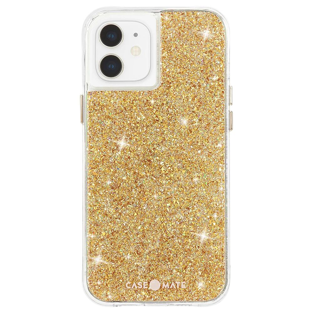 Case-Mate Twinkle Case With Micropel For Apple iPhone 12 / 12 Pro in Gold, , large