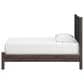 Ashley Pamytta Twin Upholstered Panel Platform Bed in Rich Brown, , large