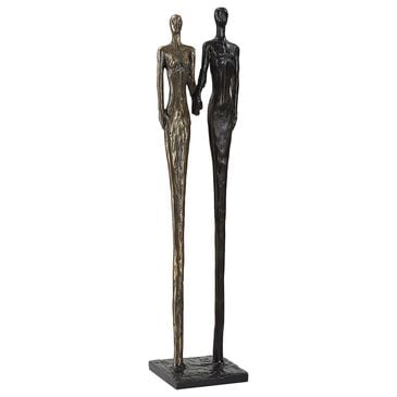 Uttermost Two"s Company Sculpture in Dark Bronze and Antique Brass, , large