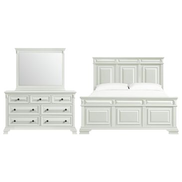 Mayberry Hill Bridgestone 3-Piece Queen Bedroom Set in Antique White, , large