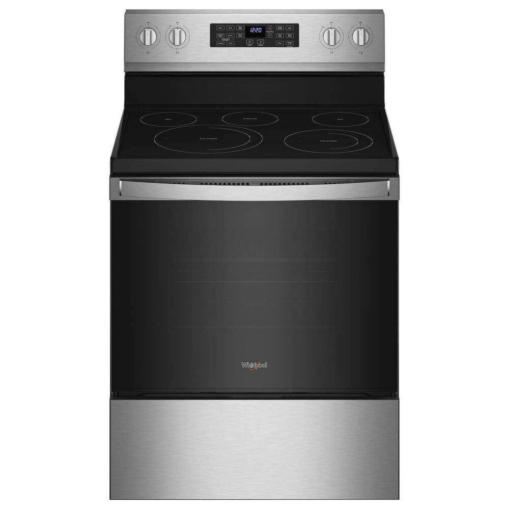 Whirlpool 5.3 Cu. Ft. Electric Range 5-in-1 Air Fry Oven in Fingerprint Resistant Stainless Steel, , large
