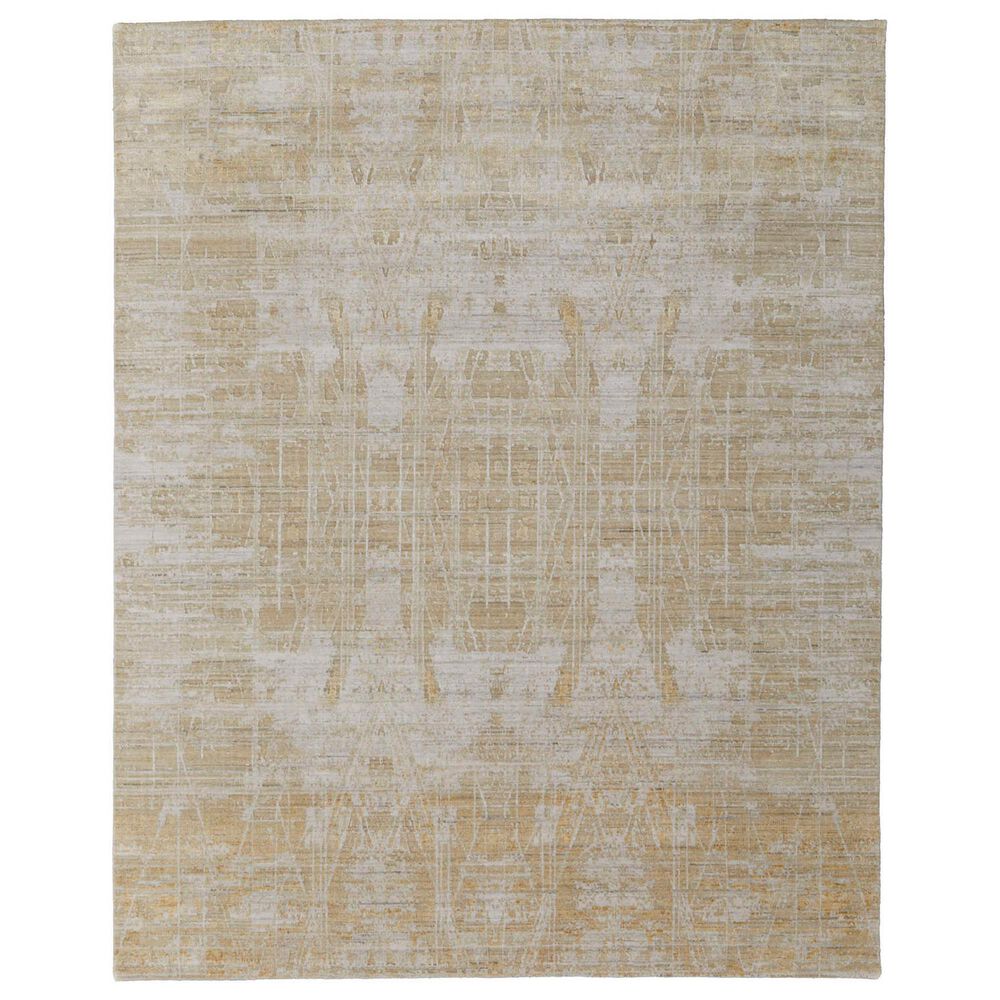Feizy Eastfield 69FPF 4" x 6" Gold and Ivory Area Rug, , large