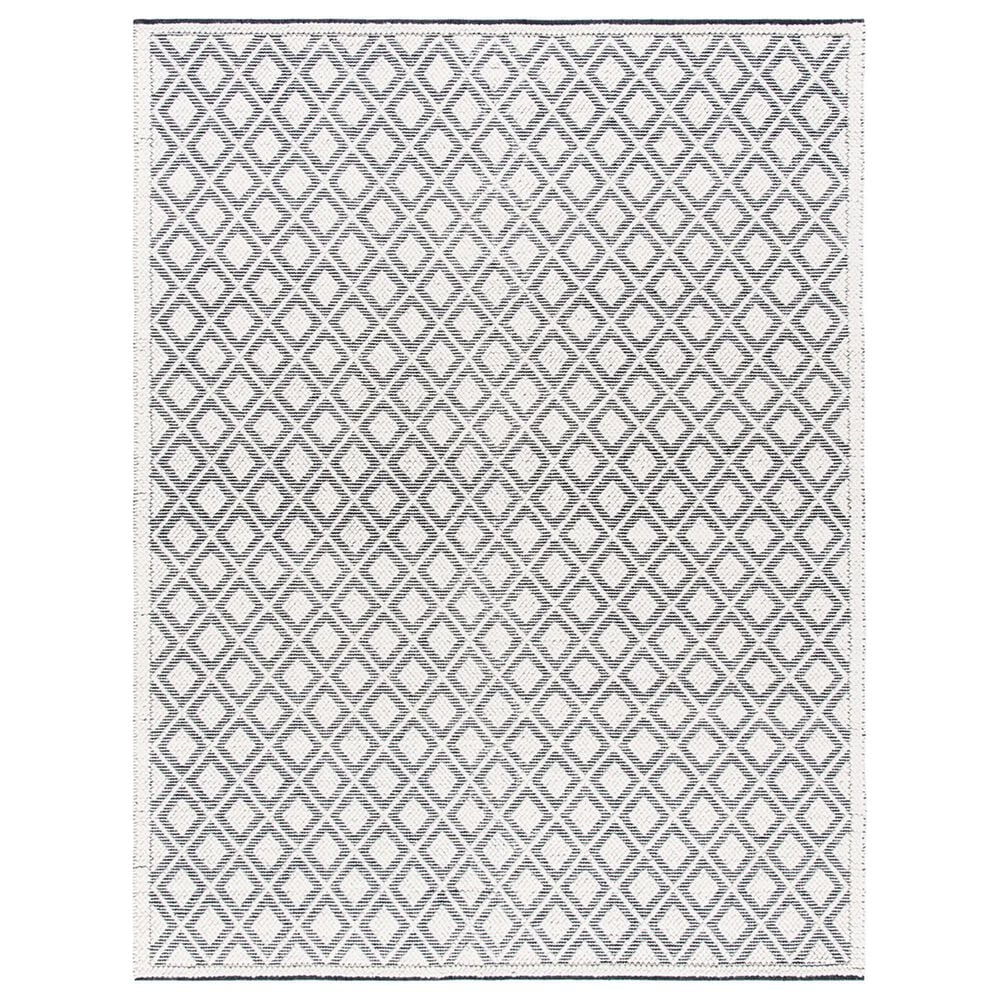 Safavieh Natura NAT475A 8" x 10" Ivory and Black Area Rug, , large