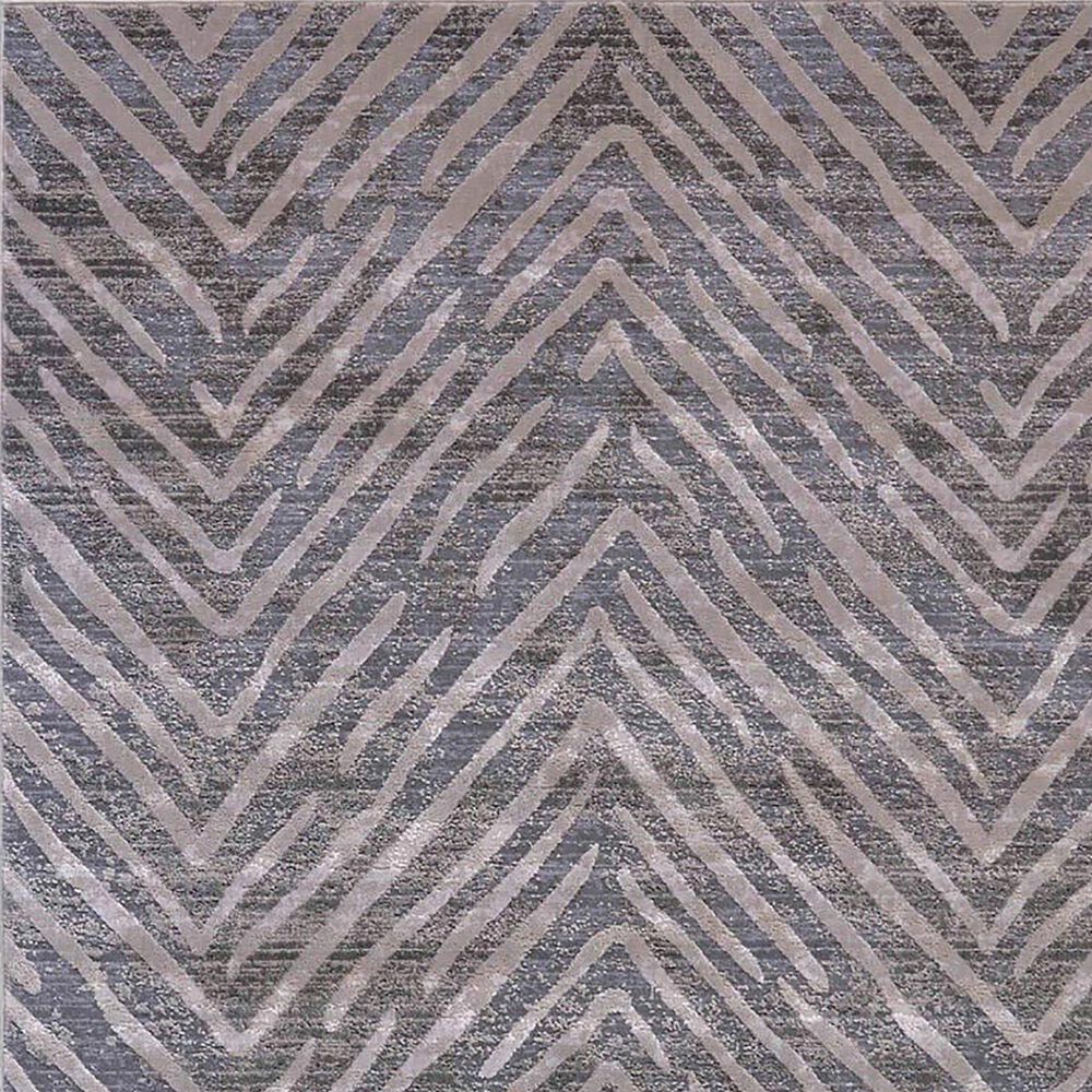 Feizy Waldor 6&#39;7&quot; x 9&#39;6&quot; Gray Area Rug, , large