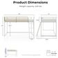 Furniture of America Haven Twin Loft Bed in White and Gold, , large