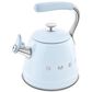 SMEG 2.3L 50"s Style Stovetop Whistling Kettle in Pastel Blue, , large
