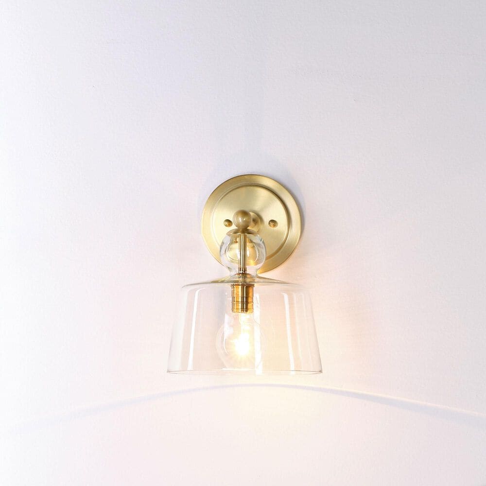 Jamie Young Direct Ship Halden Glass Wall Sconce in Brass, , large