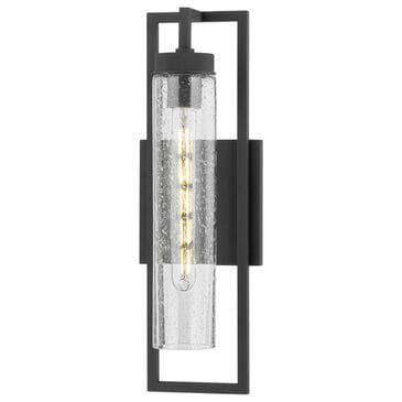 Troy Lighting Chester 6" 1-Light Exterior Wall Sconce in Texture Black, , large