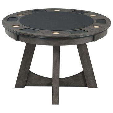 Mayberry Hill Prince Round Game Table in Gray, , large