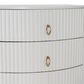 Linon Home Decor Chantel 3-Drawer Nightstand in White, , large