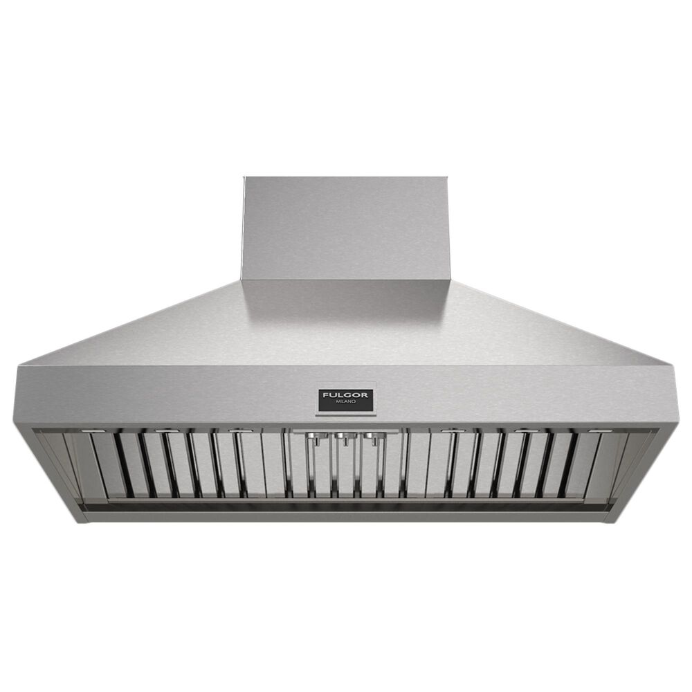 Fulgor Milano 600 Series 48&quot; Pro Chimney Range Hood in Stainless Steel, , large