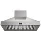 Fulgor Milano 600 Series 48" Pro Chimney Range Hood in Stainless Steel, , large