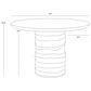 37B Alanya Dining Pedestal Table in Cream, , large