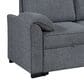 Modern Market 2-Piece Stationary Reversible Sofa Bed with Chaise in Dark Grey, , large