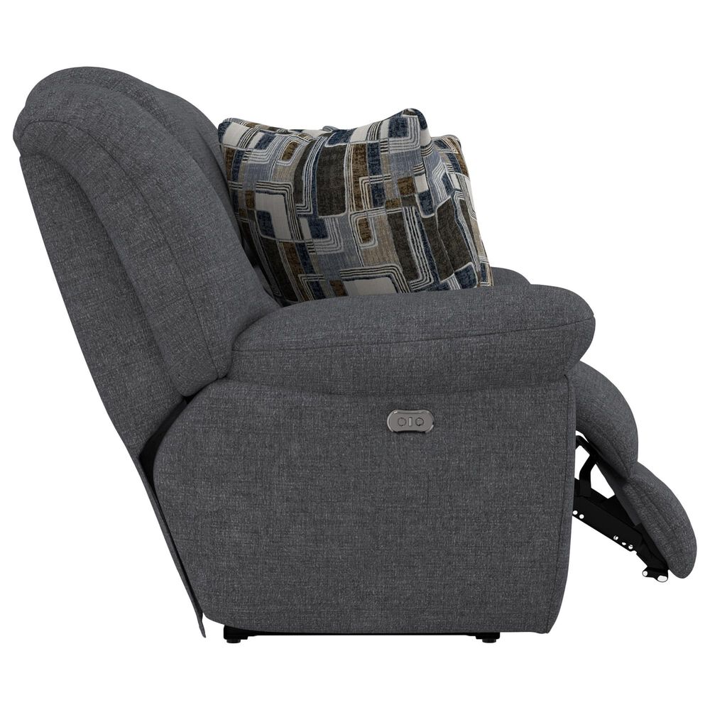 Catnapper Trifecta Power Reclining Rocking Loveseat in Smoke, , large