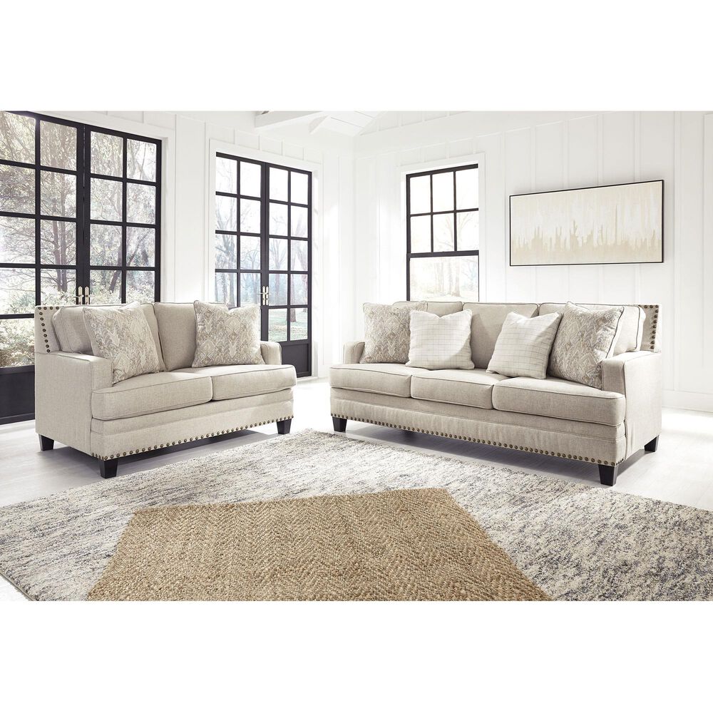 Ashley Claredon Loveseat in Linen, , large