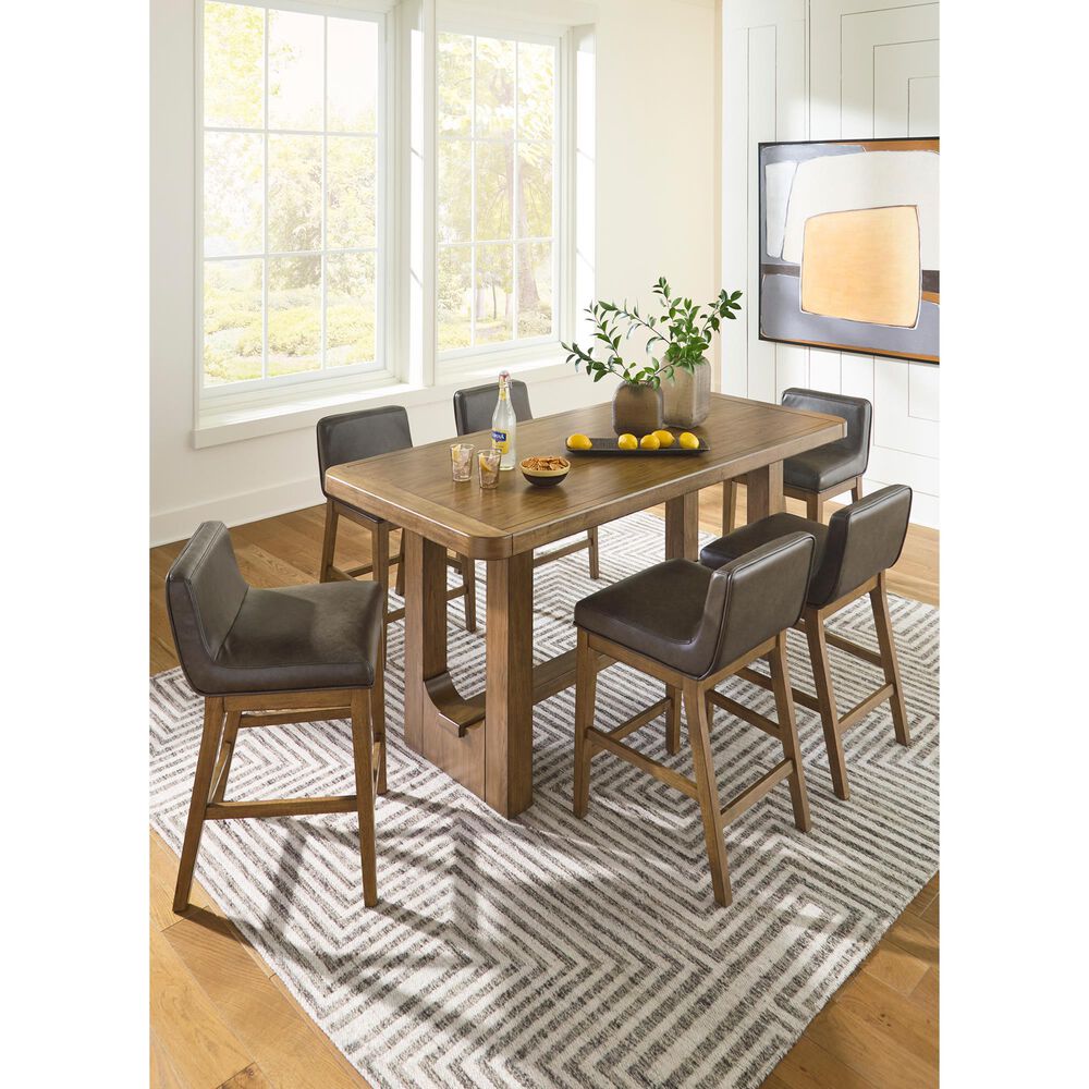 Millenium Cabalynn Counter Dining Table and 6 Stools in Two Tone, , large