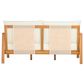 HOMLUX 2-Piece Outdoor Conversation Set with Cushions in Brown and Beige, , large