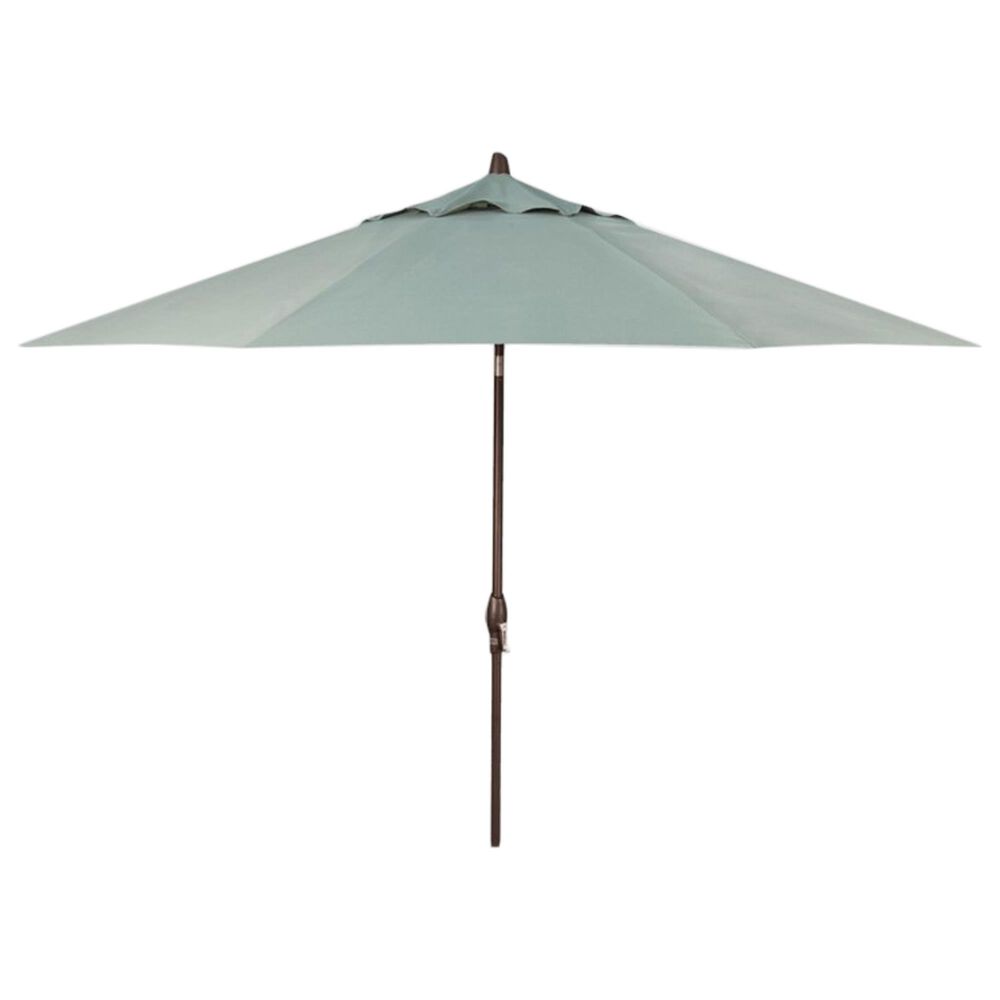 Garden Party 11" Spa Auto Tilt Umbrella in Bronze Frame with Stand, , large
