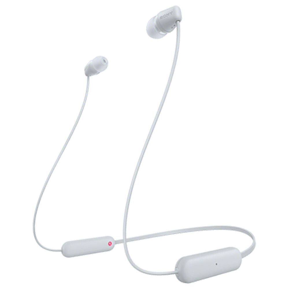 Sony WI-C100 Wireless In-ear Headphones - White, , large
