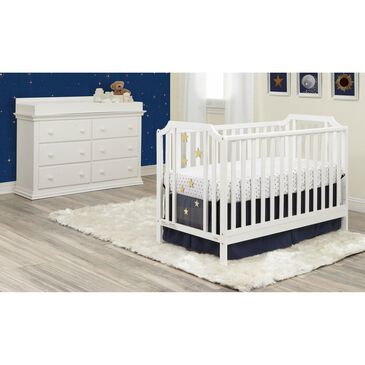 Suite Bebe Celeste 6-Drawer Double Dresser in White, , large
