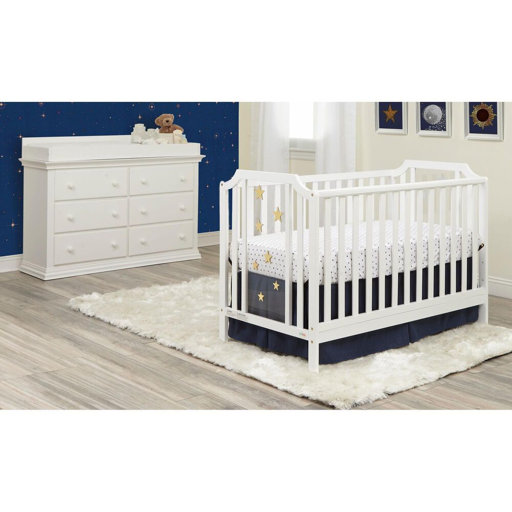 Suite Bebe Celeste 6-Drawer Double Dresser in White, , large