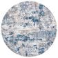 Safavieh Aston ASN712F 6"7" Round Grey and Navy Area Rug, , large