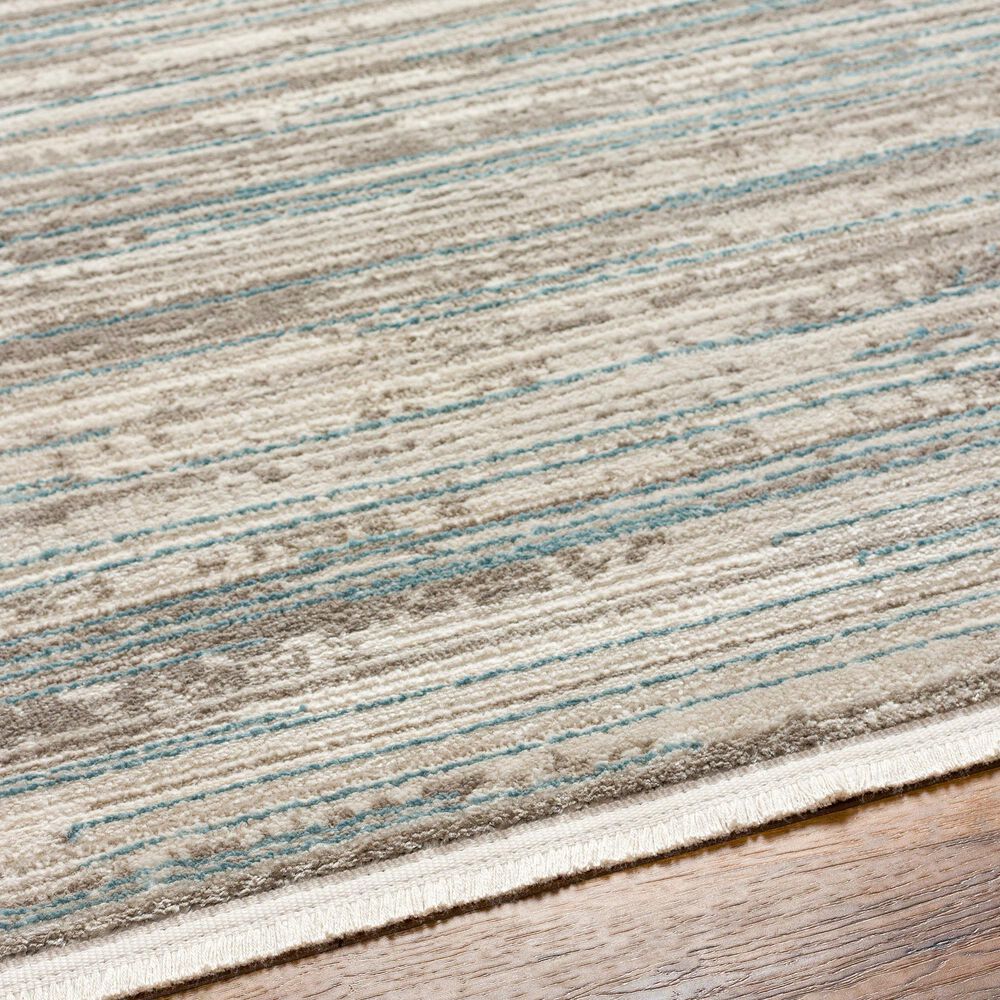 Surya Masha MHA2303 2&#39; x 3&#39; Cream, Gray, Ivory and Denim Area Rug, , large