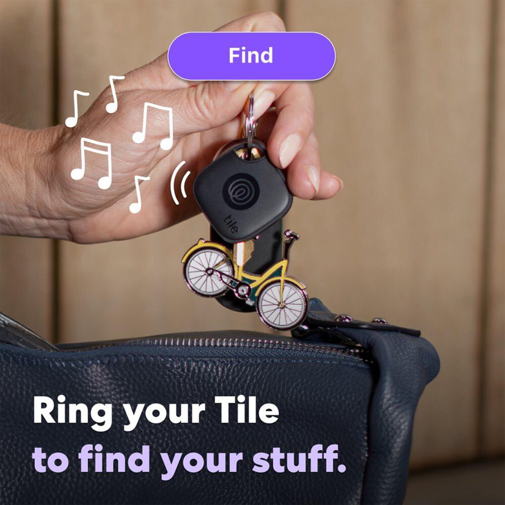 Tile by Life360 Tile Mate - Bluetooth Tracker - White, , large