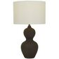 Maple and Jade Cosmoliving Black Ceram T Lamp, , large