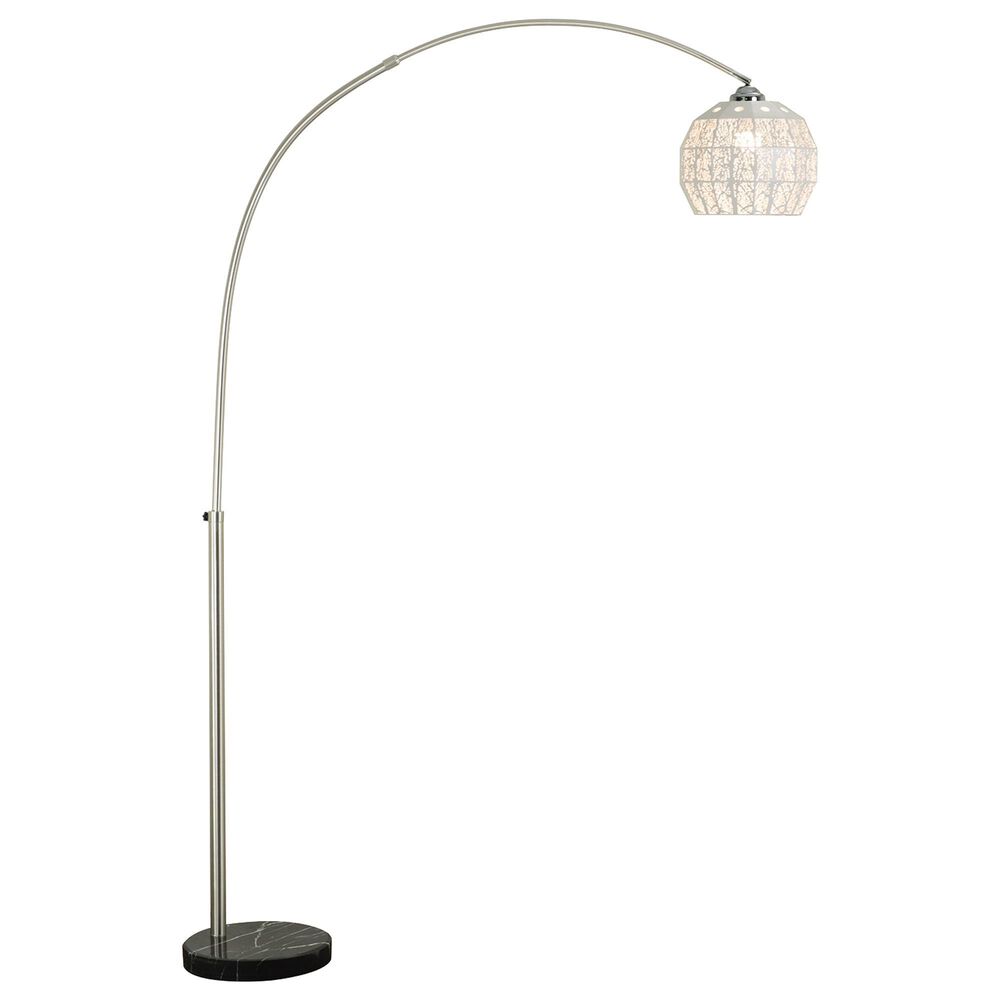 Anthony California 83" Arc Floor Lamp in Nickel, , large
