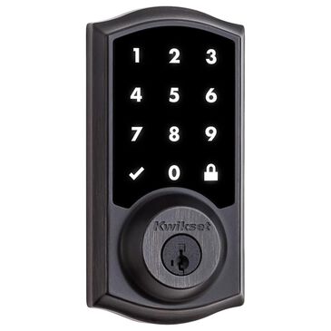 Kwikset SmartCode 916 Traditional Smart Touchscreen Electronic Deadbolt Door Lock with Z-Wave Technology in Venetian Bronze, , large