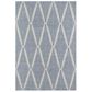 Momeni River RIV-1 3"6" x 5"6" Denim Area Rug, , large