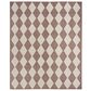 Nourison Positano Geometric Natural 6" x 9" Indoor/Outdoor Area Rug, , large