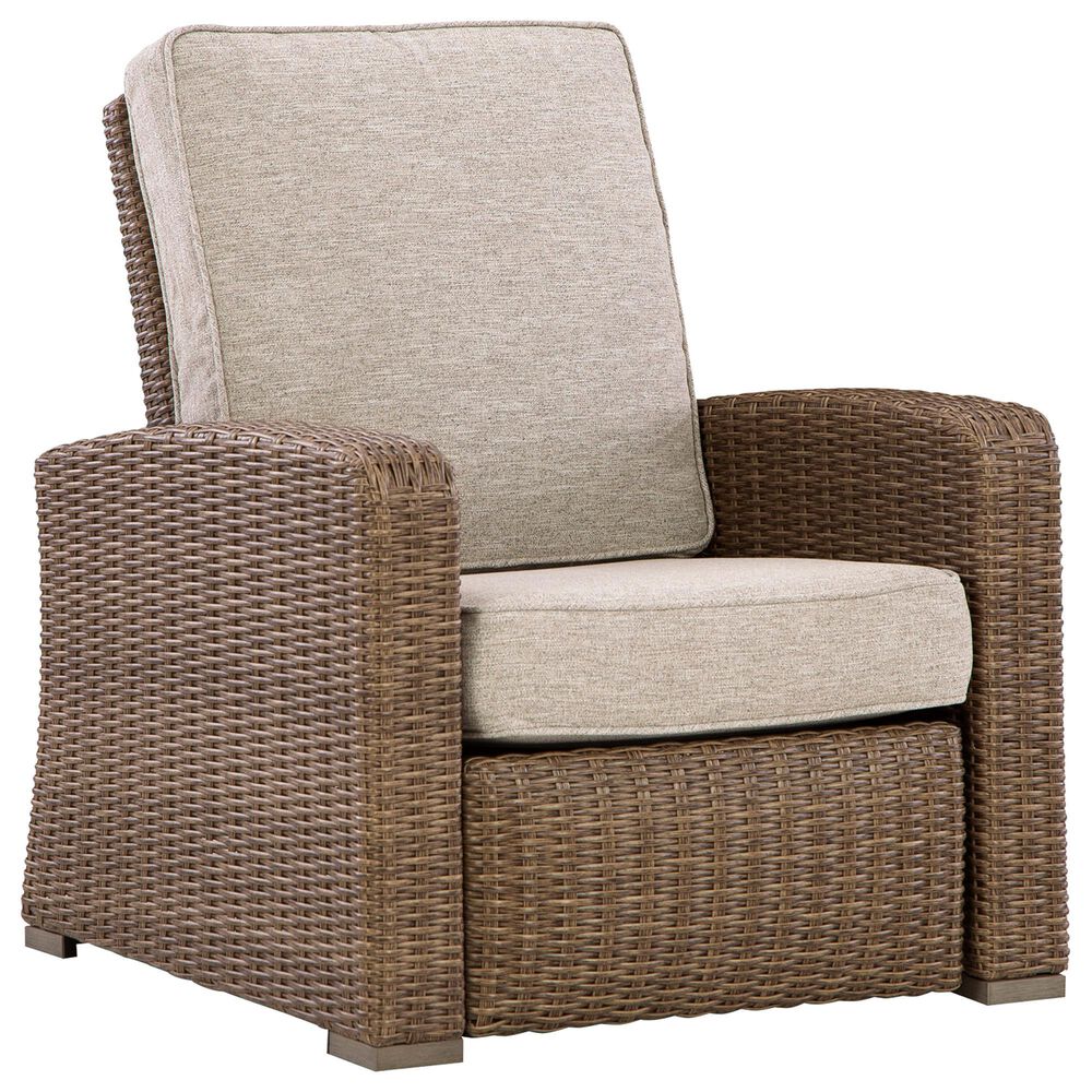 Ashley Laguna Heights Patio Push Back Recliner in Beige, , large