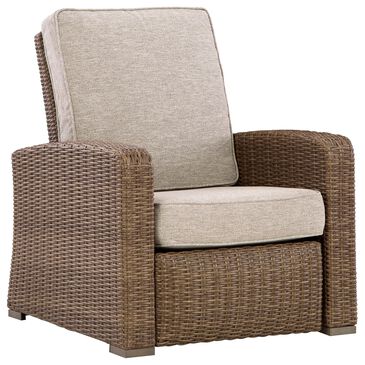 Ashley Laguna Heights Patio Push Back Recliner in Beige, , large