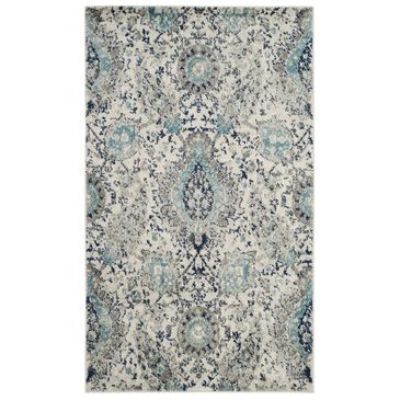 Safavieh Madison MAD600C-3 3" x 5" Cream/Light Grey Area Rug, , large