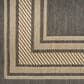 Nourison Horizon HOZ03 Charcoal 2" x 6" Indoor/Outdoor Runner, , large