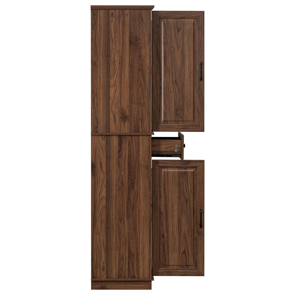 HOMLUX 71" Tall Kitchen Pantry Cabinet with 3 Pull Out Cabinet Organizers in Brown, , large