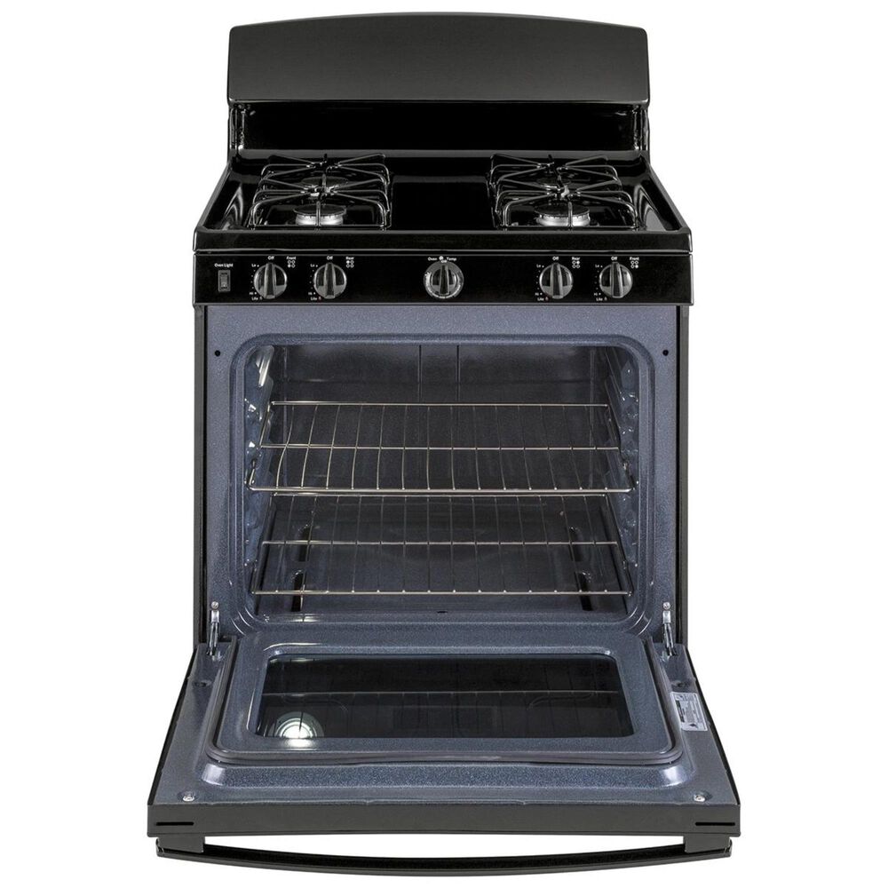 GE Appliances 30&quot; Freestanding Gas Range in Black, , large