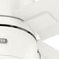 Hunter Beck 42" Ceiling Fan with LED Lights in Fresh White, , large