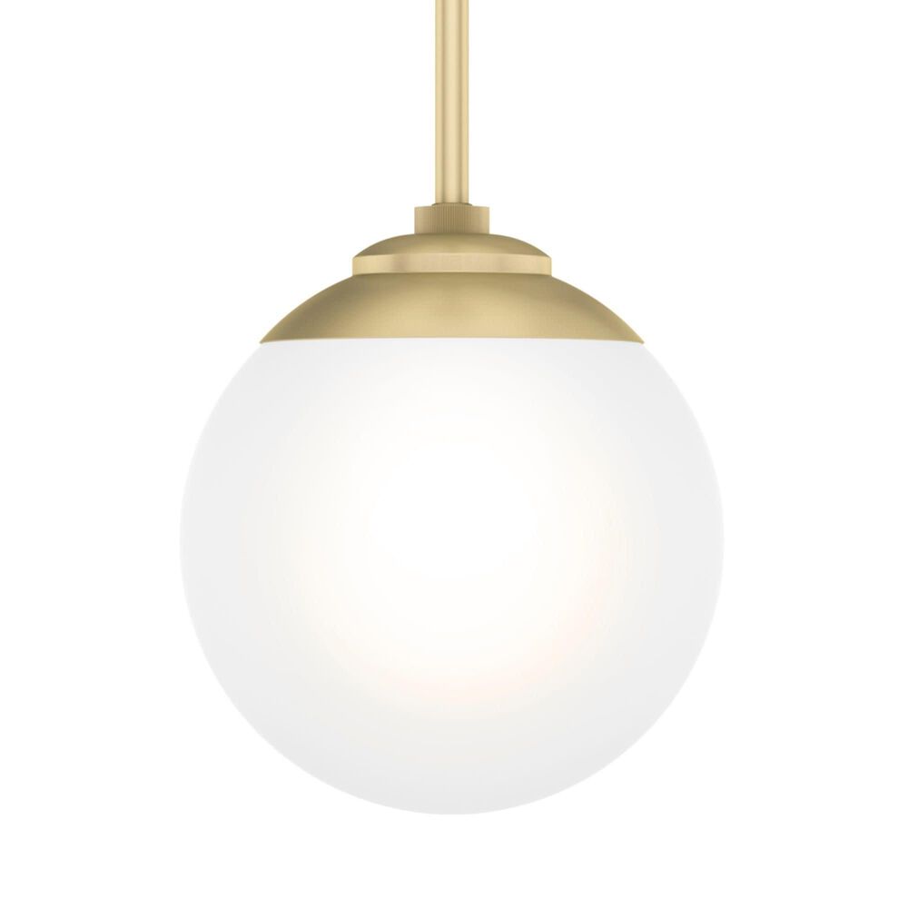 Hunter Hepburn 1-Light Mini Pendant in Painted Modern Brass, , large