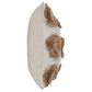 Classic Home Halston 22" Square Throw Pillow in Natural, , large