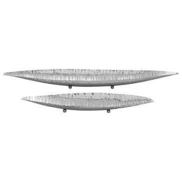 Maple and Jade Modern Decorative Bowl in Silver (Set of 2), , large