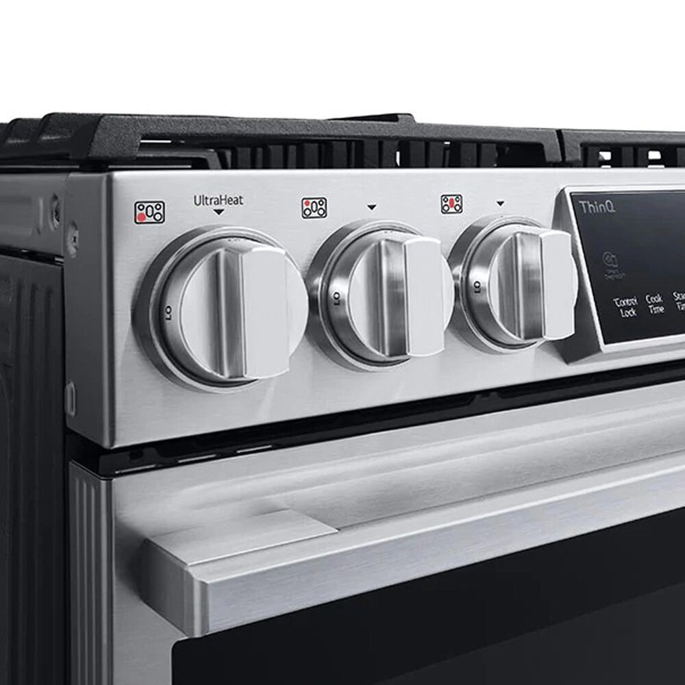 LG Studio 6.3 Cu. Ft. Slide-in Gas Range with ProBake Convection in Stainless Steel, , large