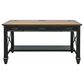 Wycliff Bay Hartford 3-Piece Writing Desk with Bookcase and Lateral File Set in Black, , large