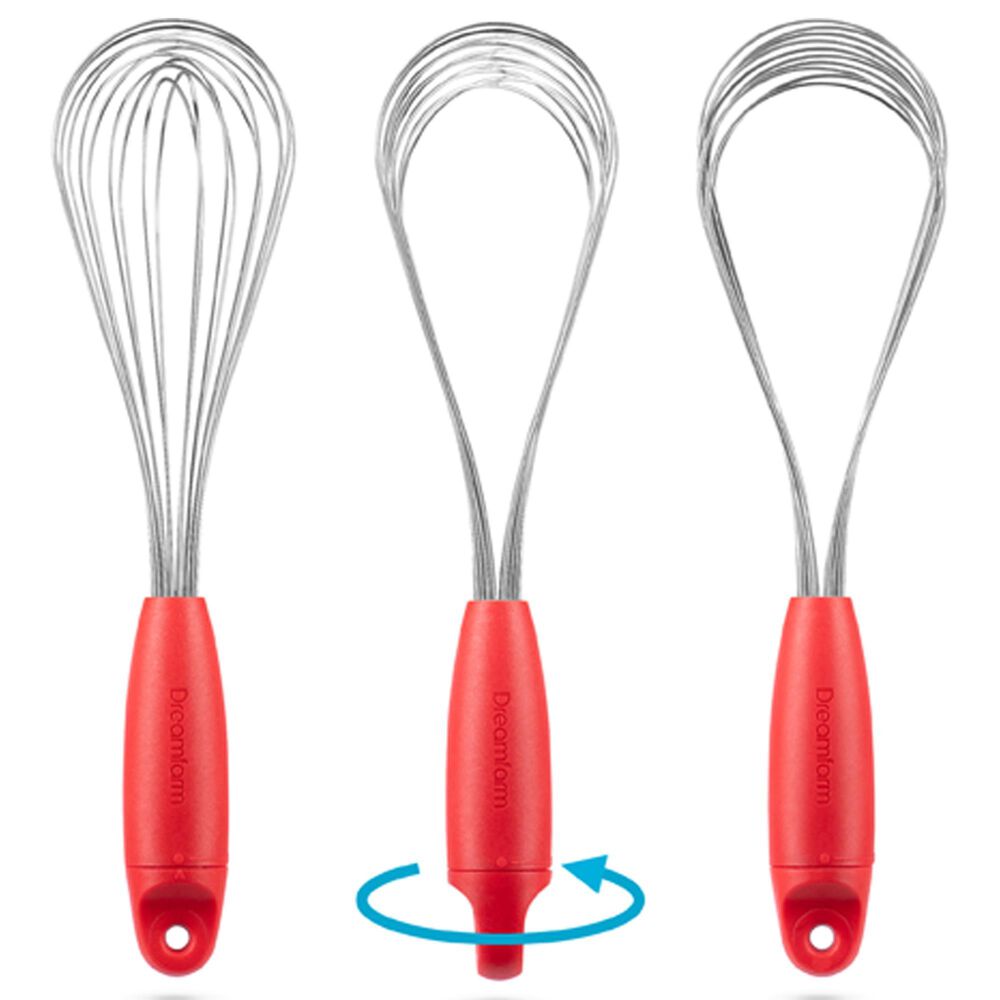 Dreamfarm Flisk Foldable Whisk in Red, , large