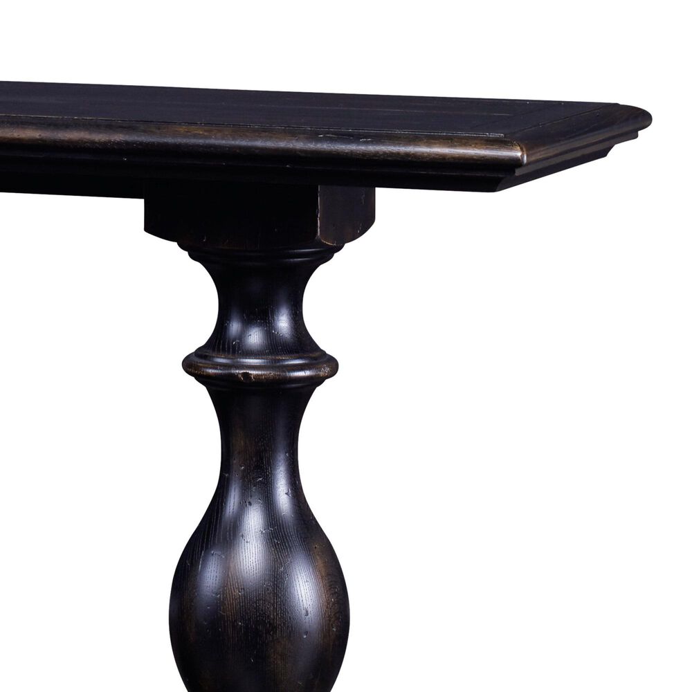 Century Monarch Grand Oak Console Table in Ebonized Oak, , large