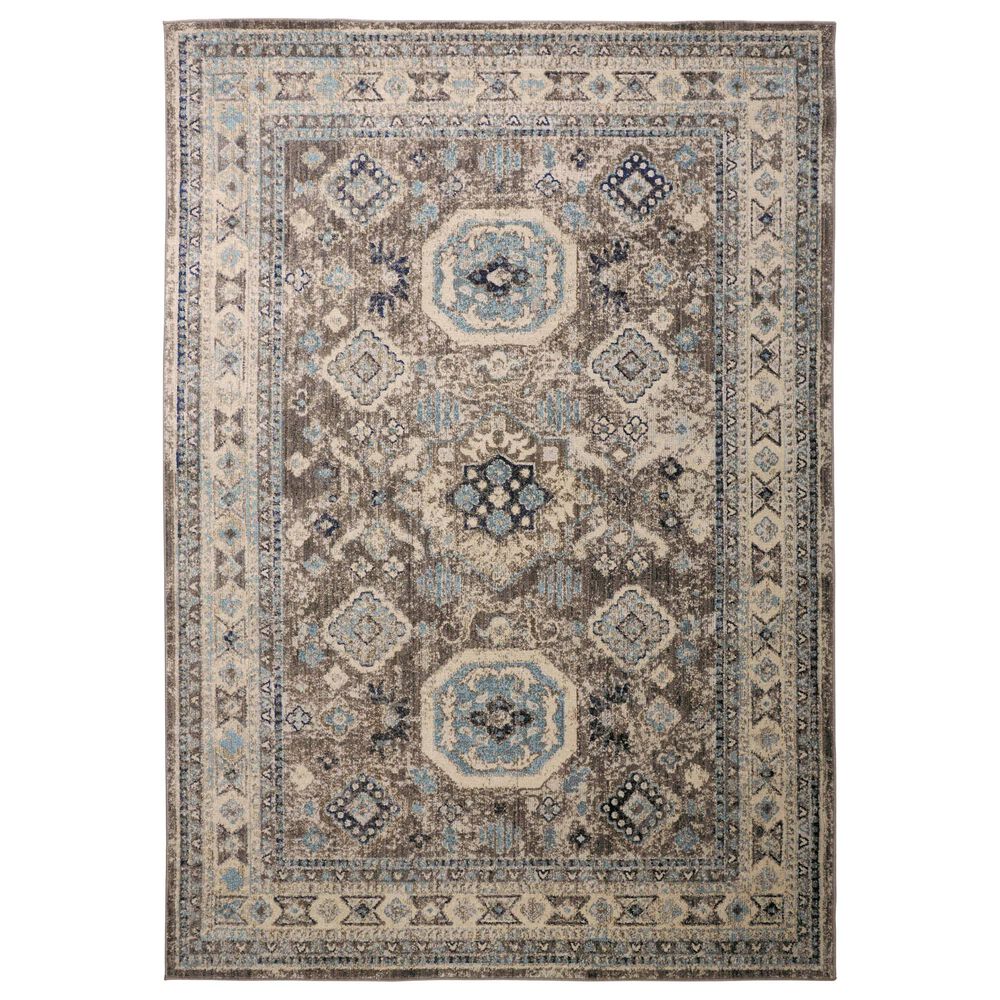 Feizy Rugs Bellini 2" x 3" Blue and Multicolor Area Rug, , large