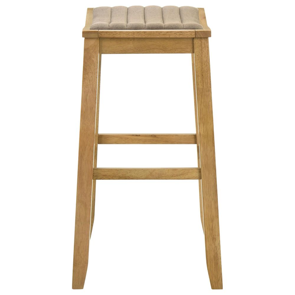Armen Living Iyani Bar Height Stool in Amber Glow, , large